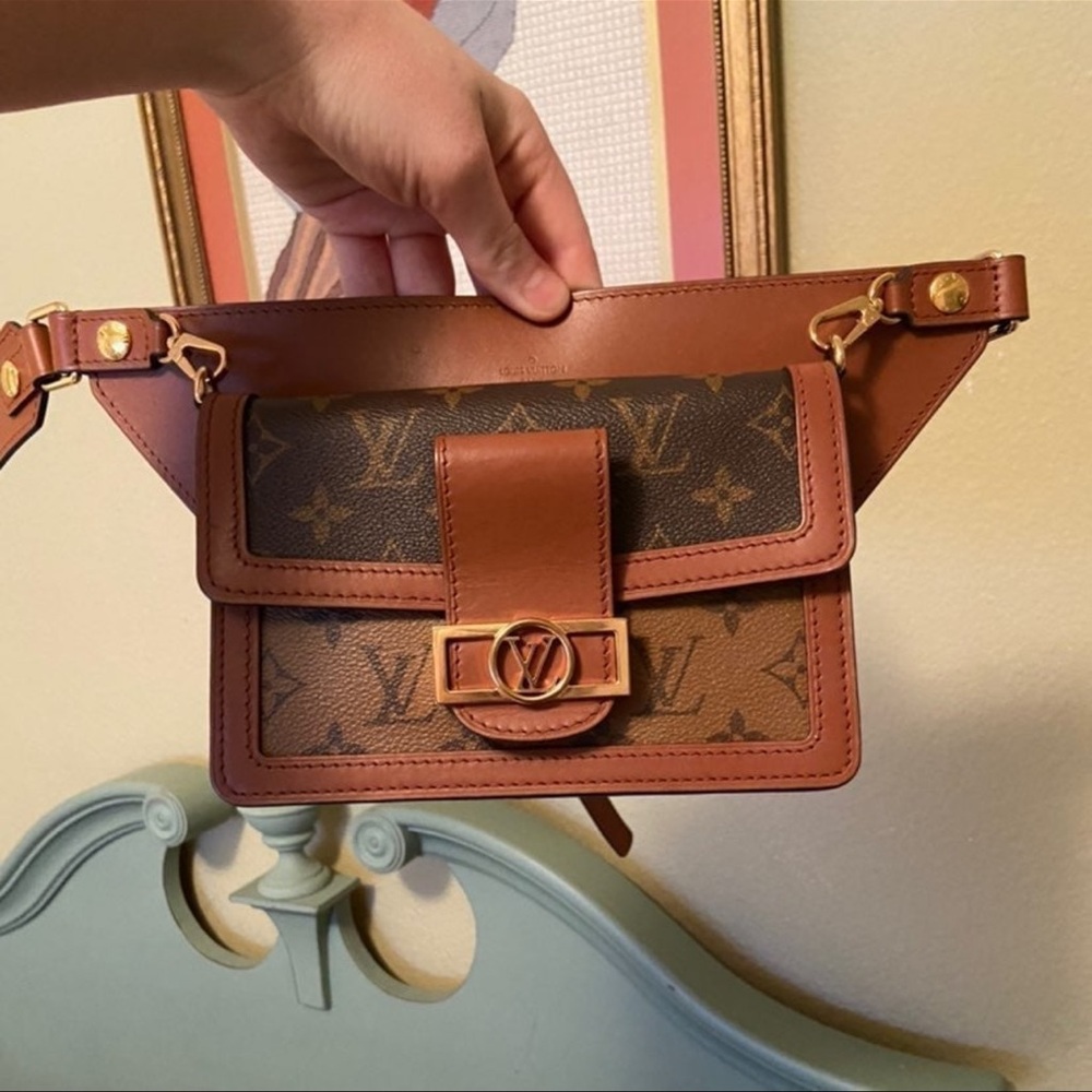 Louis Vuitton Dauphine Bum Bag &/ or Crossbody w/ Adjustable LV Strap